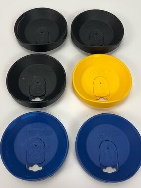 Tervis Tumbler 24 oz Replacement Lids LOT of 6 Genuine Spill Resistant Bundle